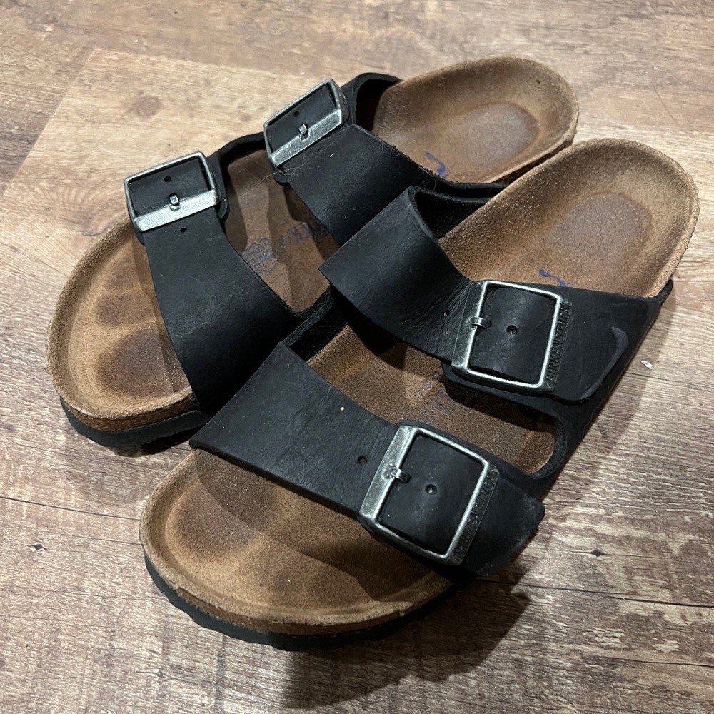 Birkenstock Black Double Strap Sandals